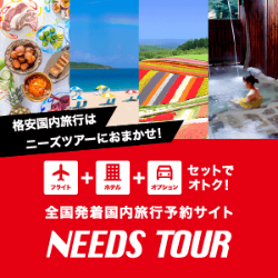 ニーズツアー【国内ツアーJAL利用のみ】