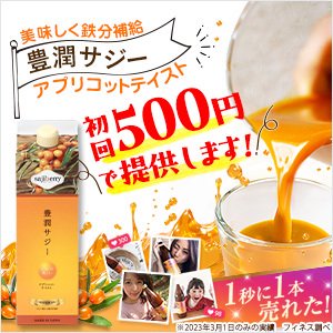 豊潤サジー アプリコットテイスト【初回500円定期購入】